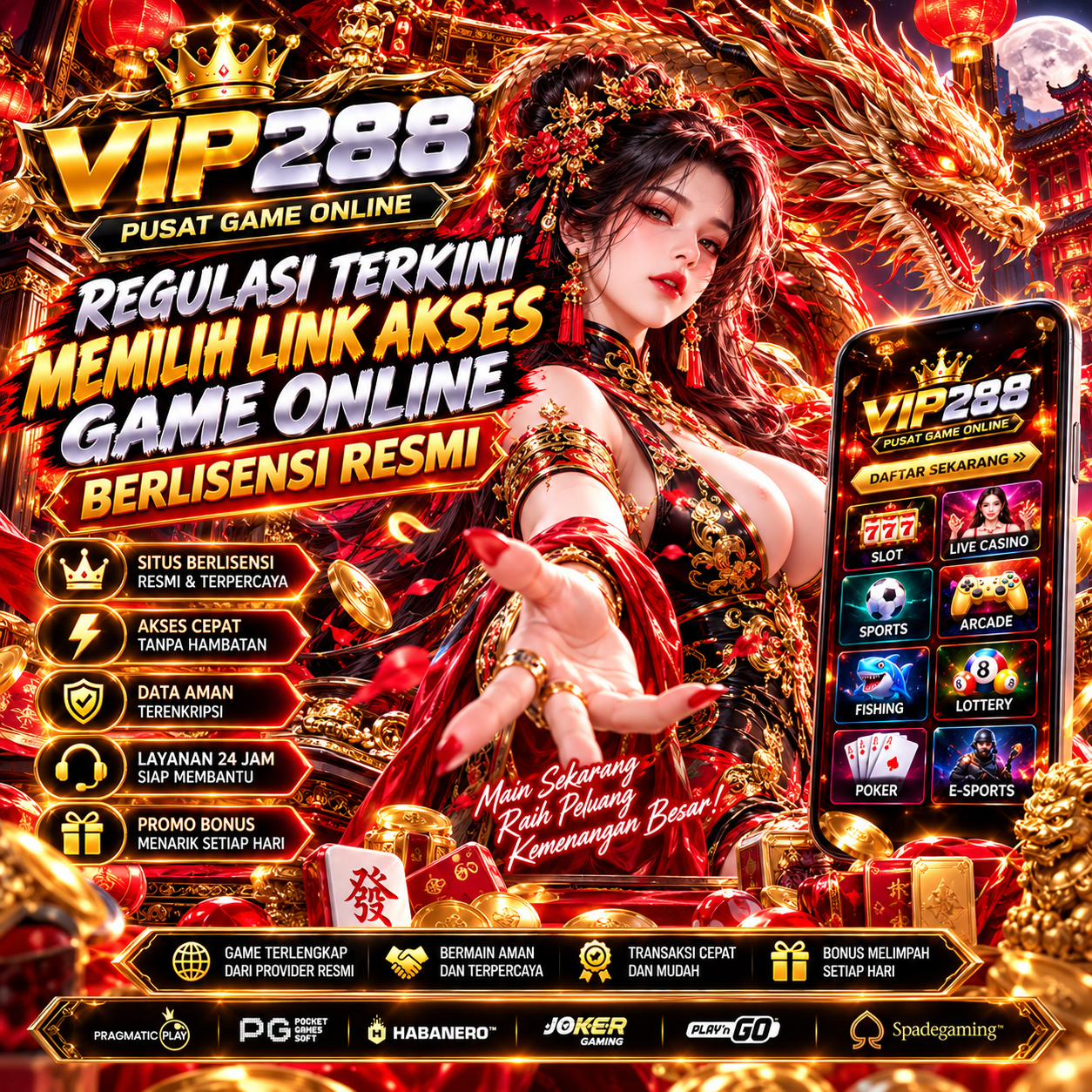 VIP288 : Situs Game Online & Platform Hiburan Digital Terlengkap Indonesia
